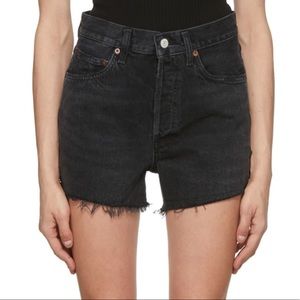 Agolde Dee High Rise Denim Shorts